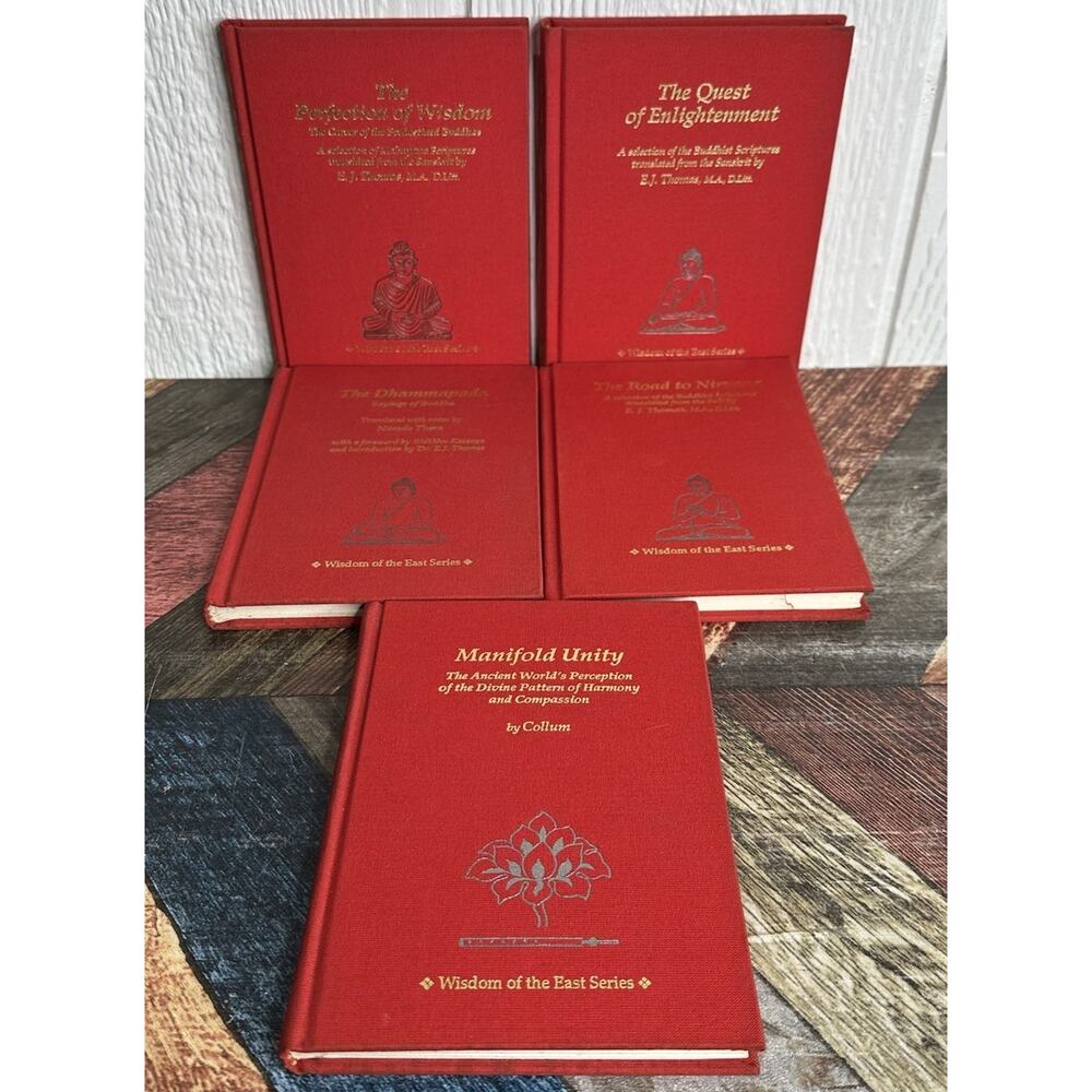 5 Vintage Books from the "Wisdom of the East" Series - Road To Nirvana +++